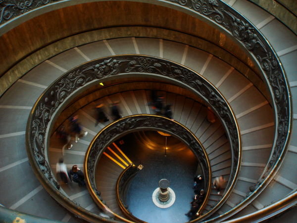 Obligatory picture of the Vatican stairs