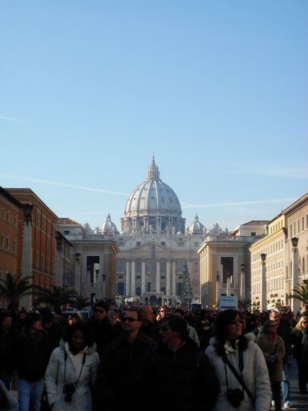 The imposing basilica