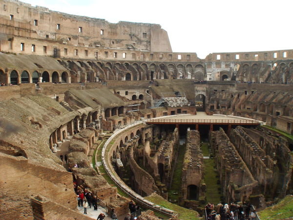 Half of the Colosseum interior