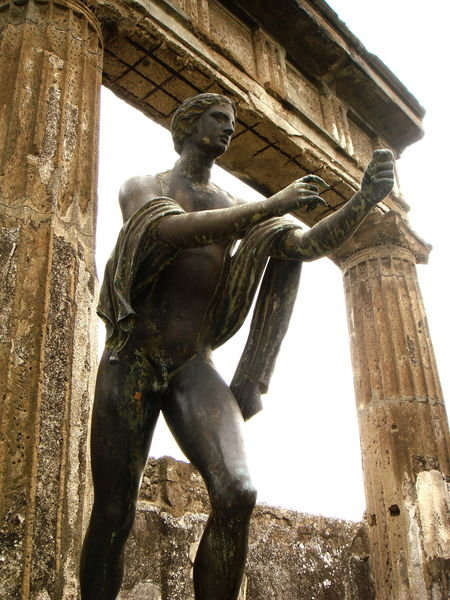 Statue in Temple of Apollo
