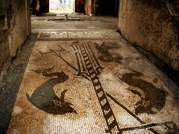 Fascinating mosaic flooring
