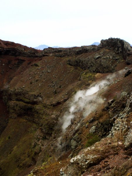 Steaming Mount Vesuvius