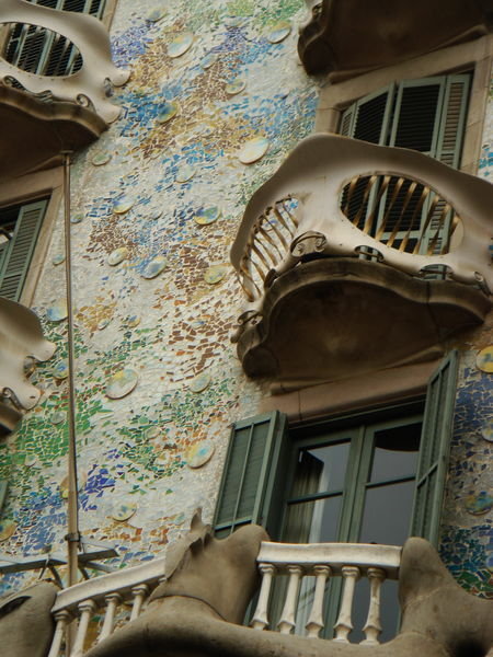 Barcelona is covered in mosaics!
