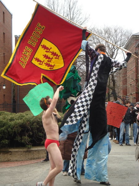 Crazy festivities going on at Harvard