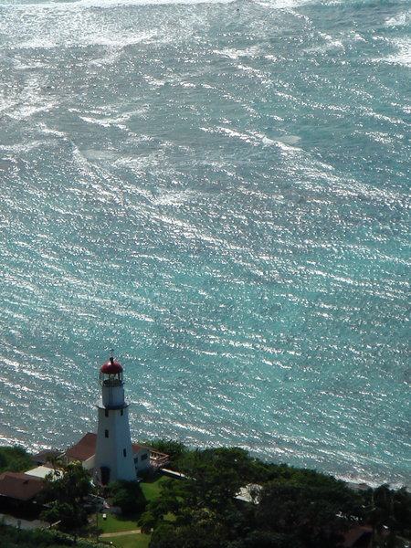 Lighthouse at the base of Diamond Head