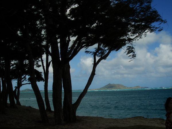 Islands as seen from Kailua Beach