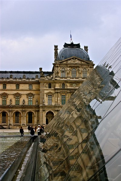 Louvre and reflection