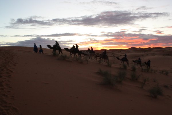 Sahara at sunrise