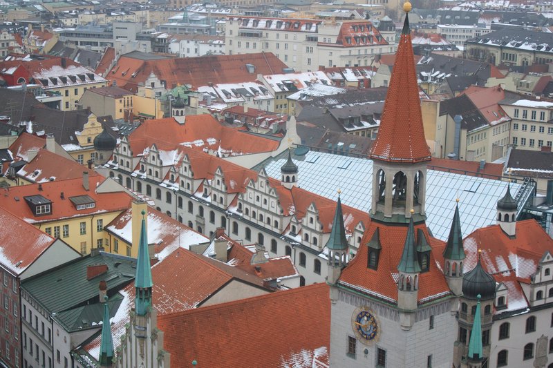 Red roofs of Munich