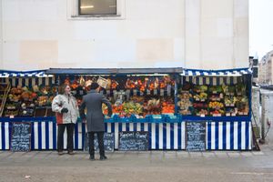 Market stand in Schwabing
