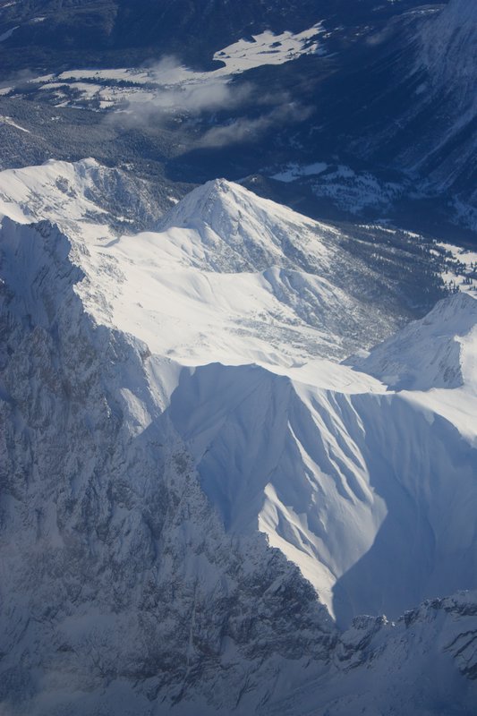 Alps mountain ridge