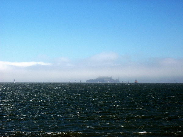 Alcatraz in the distance