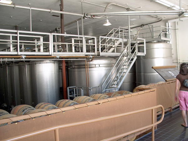 Sterling winery wine maker vats