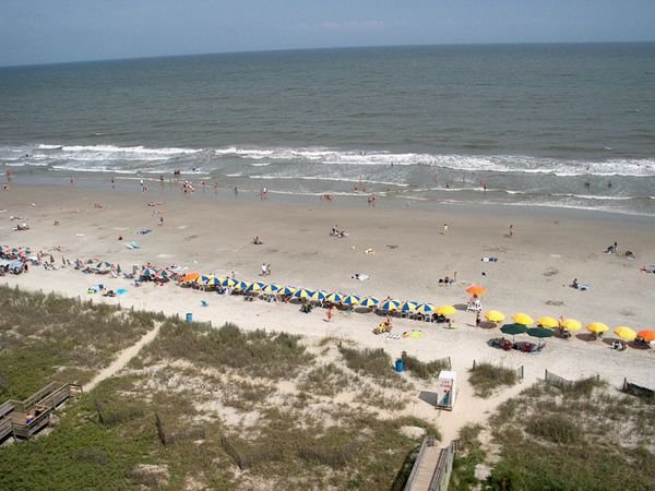 View from our hotel in Myrtle Beach