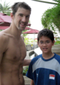 2008: Joseph Schooling meets Michael Phelps!