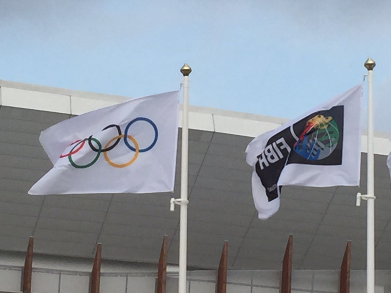 Olympic & FIBA Flag