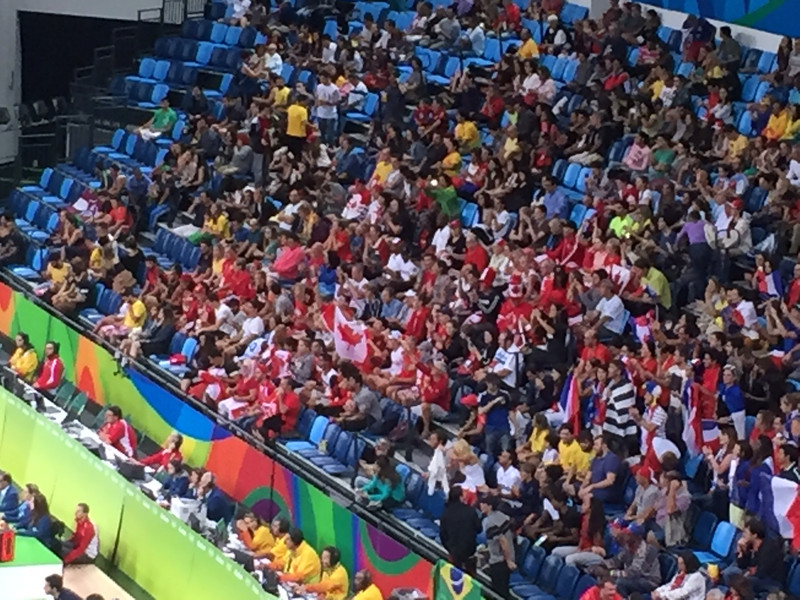 Canadians Cheering Loud in Rio