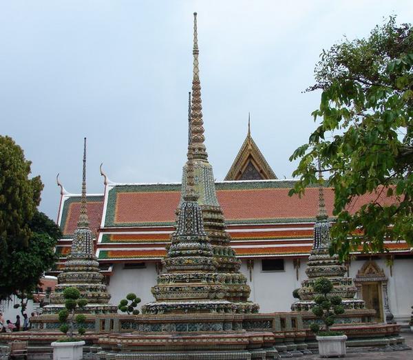 Courtyard Pagodas - Temple of Reclining Buddha