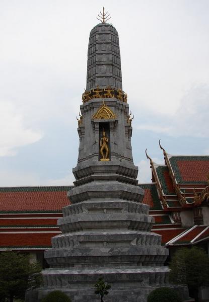 Courtyard Pagoda at Temple of Reclining Buddha