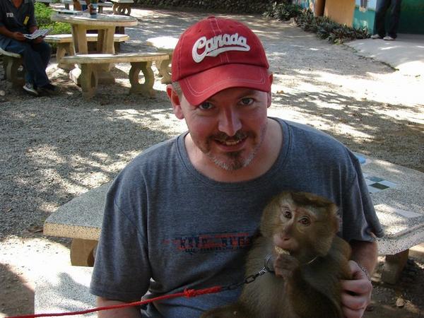 Scott and monkey