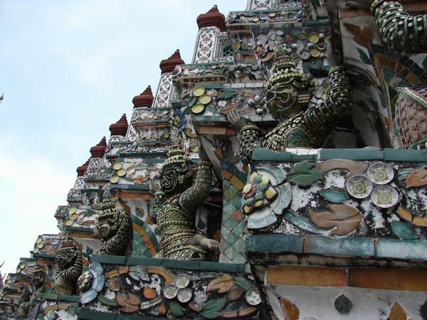 Side of principle prang at Wat Arun