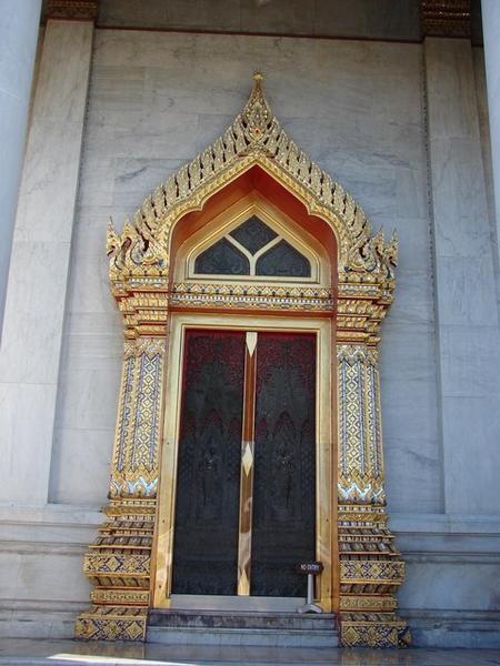 Ornate doorframe @ The Marble Temple