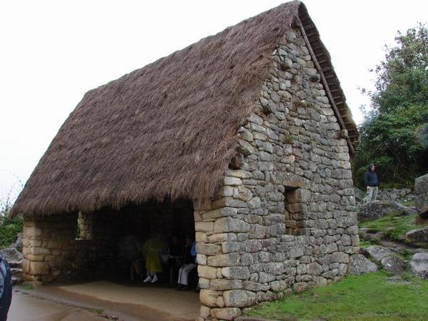 Hut near entrance to Huayna Picchu