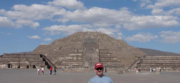 Scott in front of Temple of the Moon