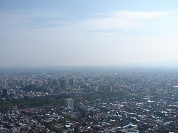 view from Cerro San Cristobal
