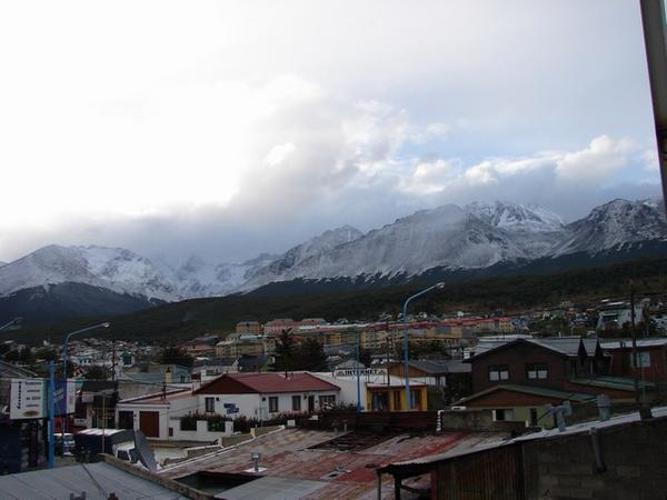 View from hostel - Ushuaia
