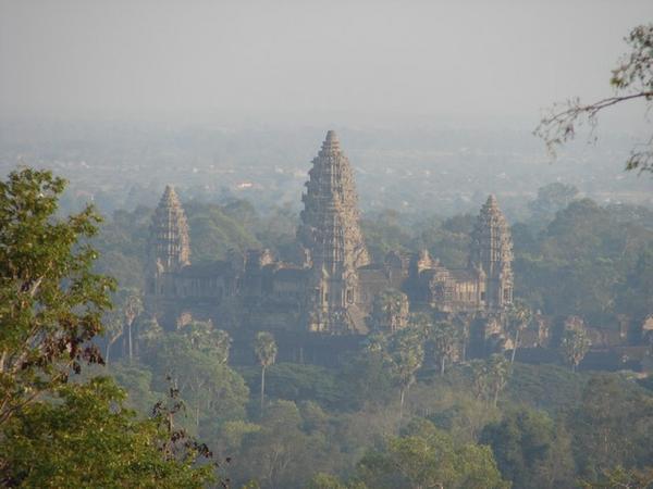 View of Angkor Wat from Phnom Bakheng