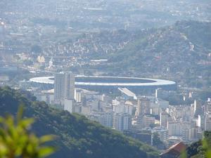 View of Maracana stadium