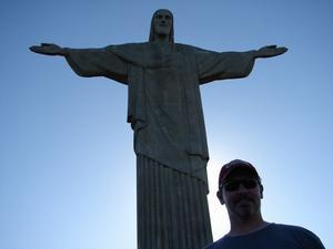 Scott & Christ the Redeemer statue