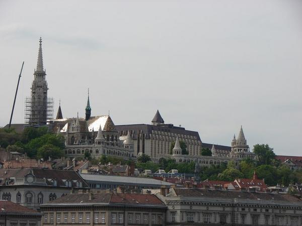 North End of Castle Hill with Matyas Church and Fishermen's Bastion
