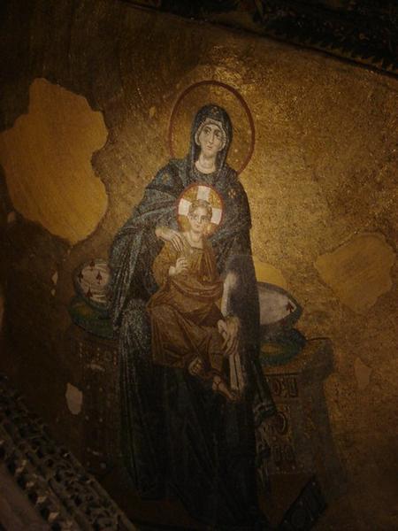 Virgin with Child -Hagia Sofia- inside