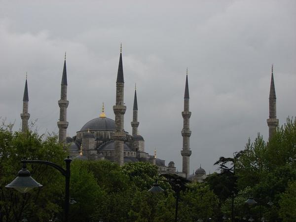 Six towers of Blue mosque