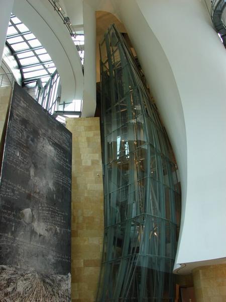 Inside main hall at Guggenheim