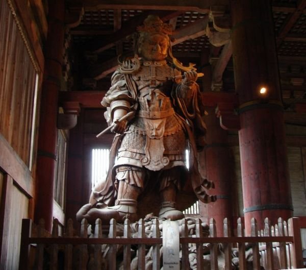 Statue inside Todaiji Temple