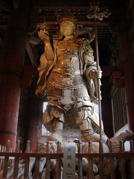 Statue inside Todaiji Temple