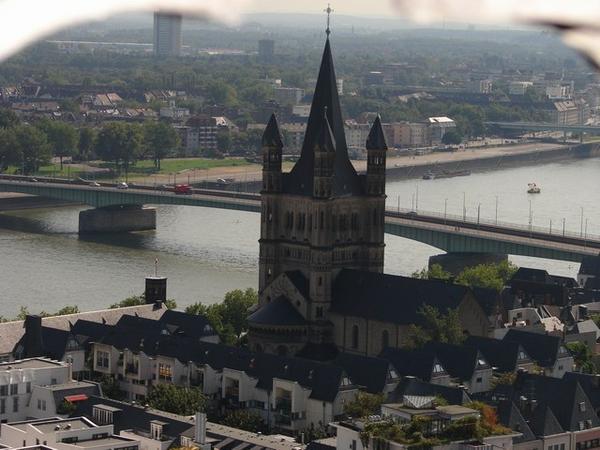 View from Bell Tower -The Cathedral @ Koln