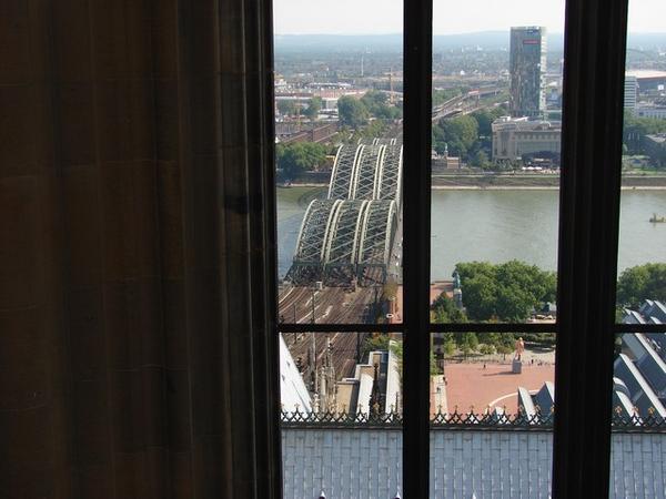 View from stairs - The Cathedral @ Koln