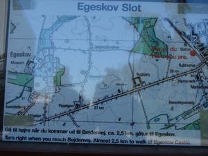 a Map to Egeskov Slot