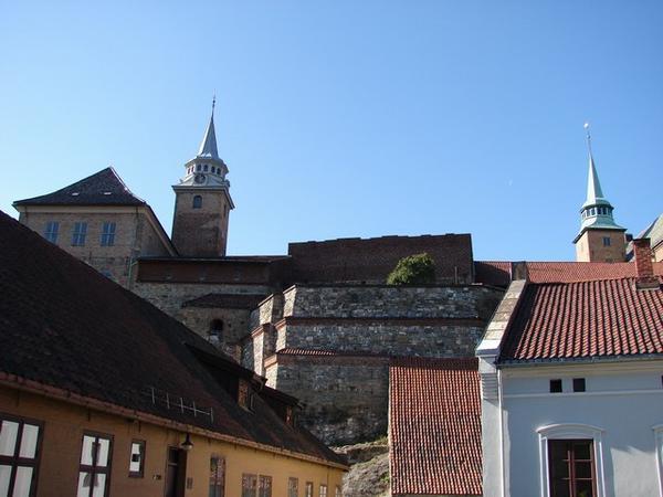 Courtyard view to castle @ Akershus