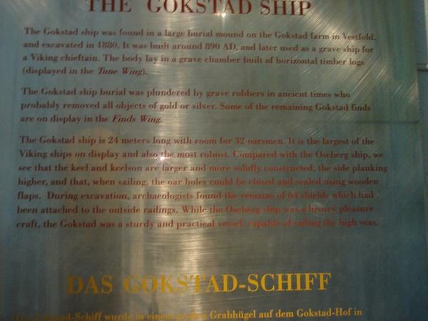 Gokstad ship description