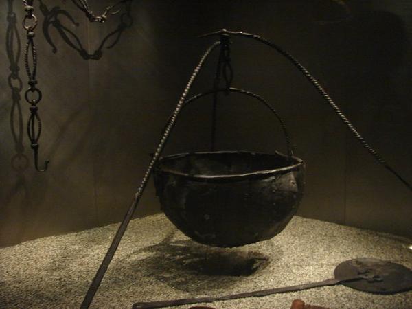 Oseberg Iron cauldron