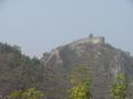 First glimpse of great wall from train- near Yanqing