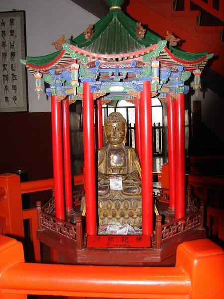 Buddha in Wild Goose Pagoda