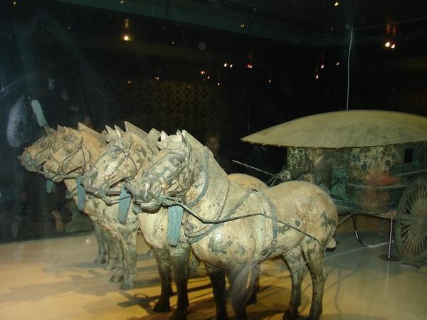 Qin Shanhuang's Funerary Chariot & horses