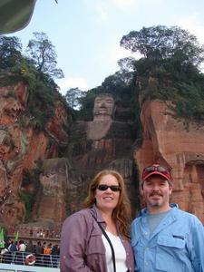 Scott & Sam in front of Grand Buddha