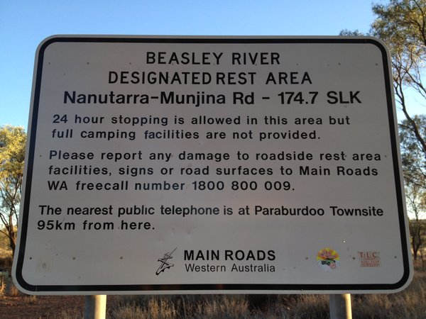 Beasley River Rest Area